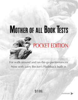 Mother of all Book Tests