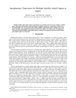 Lynam, A.E. and Longuski, J.M., &ldquo;Interplanetary Trajectories for