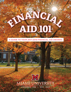 financial aid 101 - Miami University