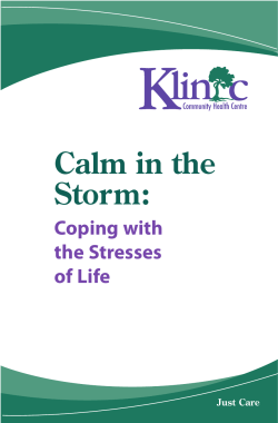 Calm in the Storm - Canadian Association for Suicide Prevention