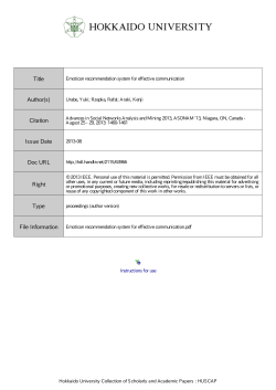 Emoticon recommendation system for effective communication