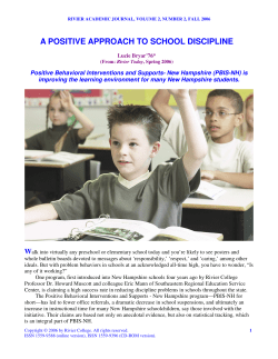 a positive approach to school discipline