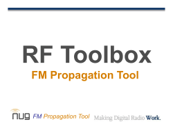 FM Propagation Tool