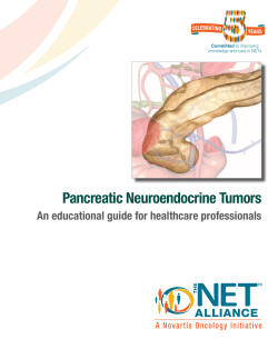 Pancreatic Neuroendocrine Tumors