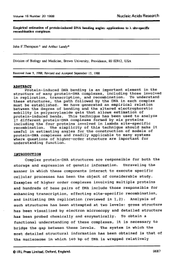 Empirical estimation of protein-induced DNA bending angles