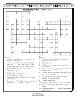 Lesson 14 - Prestwick House