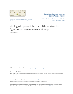 Geological Cycles of the Flint Hills: Ancient Ice