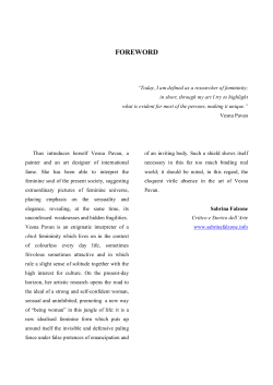 foreword - Vesna Pavan