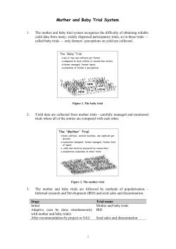 Mother and Baby Trial System