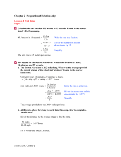 Chapter 2 Percents