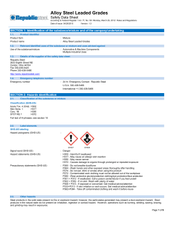Alloy Steel Leaded Grades