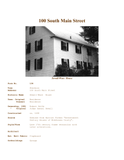 100 - Town of Sherborn