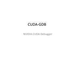 CUDA-GDB