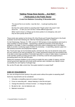 Being &ldquo;in the Game&rdquo; &ndash; What does that mean for CIOs