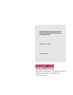 GDL and collision claim frequencies