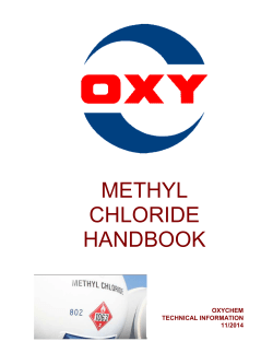 methyl chloride handbook
