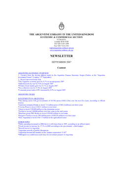 newsletter - Argentine Embassy