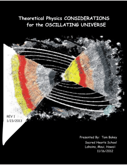 Oscillating Universe