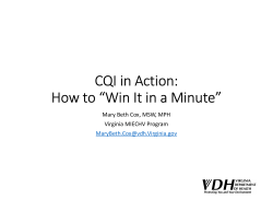 Presentation - Virginia Home Visiting Consortium