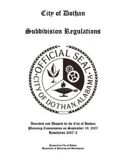 Subdivision Regulations