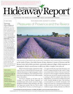 Andrew Harper`s 2014 Hideaway Report