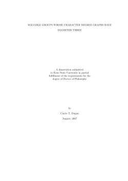 SOLVABLE GROUPS WHOSE CHARACTER DEGREE GRAPHS