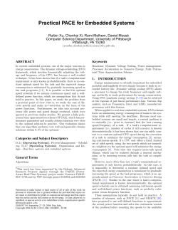 Practical PACE for Embedded Systems