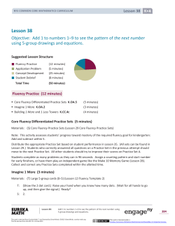 Lesson 38 - EngageNY