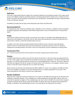 Drug Screening