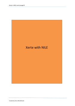 Xerte with NILE