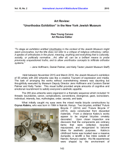 Art Review - International Journal of Multicultural Education