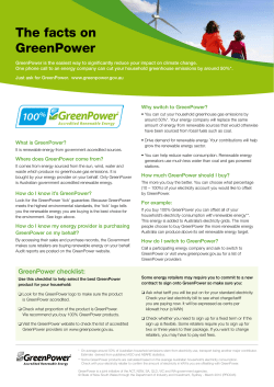 The facts on GreenPower