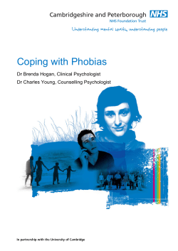 Coping with Phobias - Cambridgeshire and Peterborough NHS