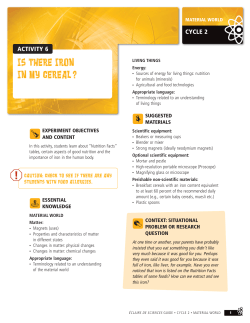 activity - &Eacute;clairs de sciences