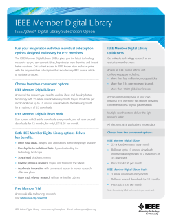 IEEE Member Digital Library