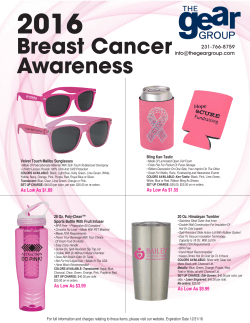 Breast Cancer Awareness Product Selection
