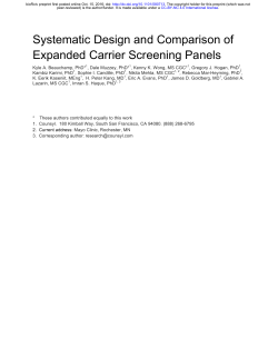 Systematic Design and Comparison of Expanded Carrier