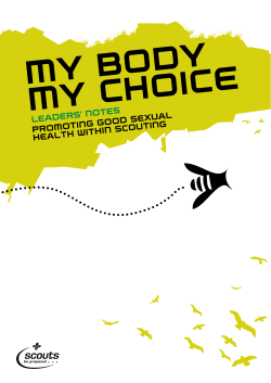 My Body, My Choice &ndash; Leader`s Notes