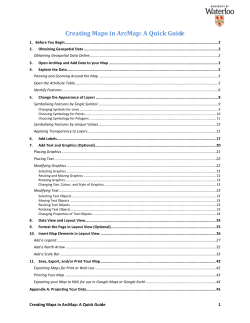 Creating Maps in ArcMap: A Quick Guide