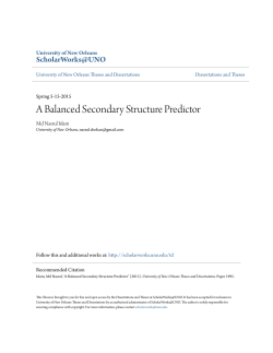 A Balanced Secondary Structure Predictor