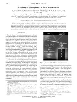 Roughness of Microspheres for Force Measurements