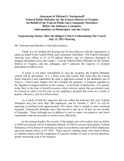 How the Budget Crisis is Undermining Our Courts