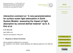 Interactive comment on &ldquo;A new parameterization for surface ocean