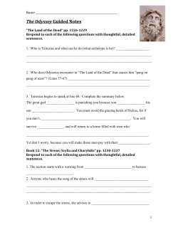 The Odyssey Guided Notes