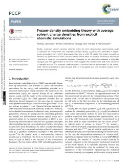 Frozen-density embedding theory with average solvent charge