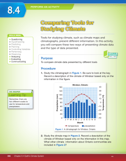 8.4 Comparing Tools for Studying Climate