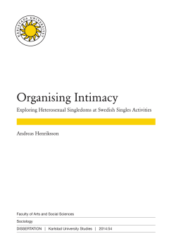 Organising Intimacy - Simple search