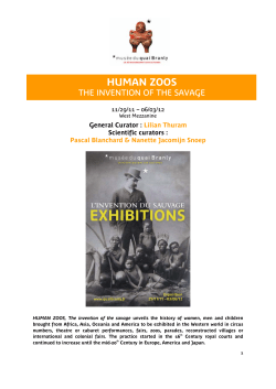human zoos - Archival Platform