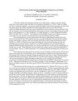 2010 Statewide Seabird and Shorebird Rooftop Nesting Survey in