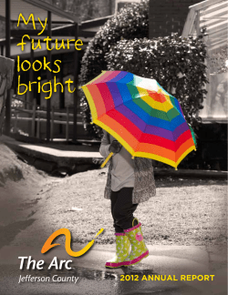 My future looks bright - Arc of Jefferson County